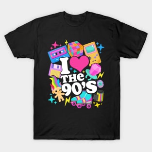 I Love The 90's Retro 90s Costume T-Shirt